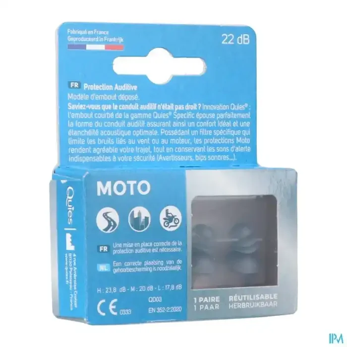 Quies moto protection auditive 2