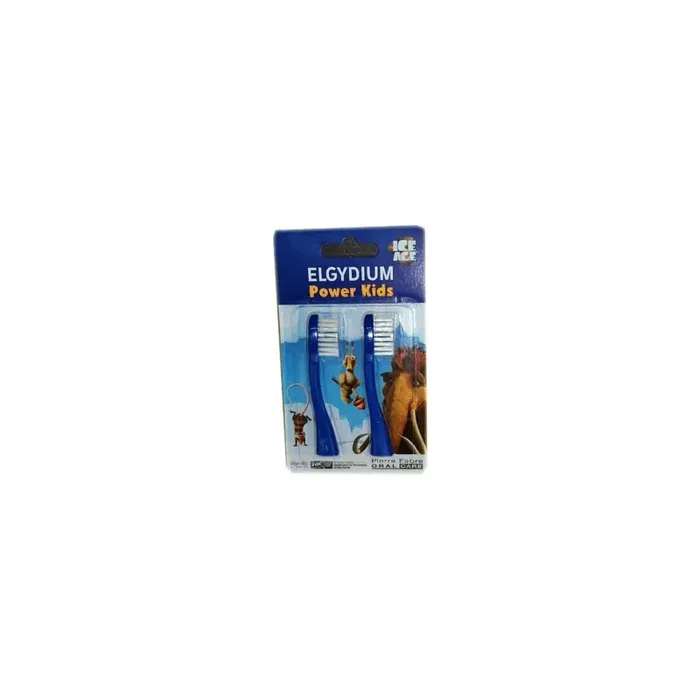 RECHARGE BROSSETTES pour BROSSE A DENTS ELECTRIQUE POWER KIDS ELGYDIUM