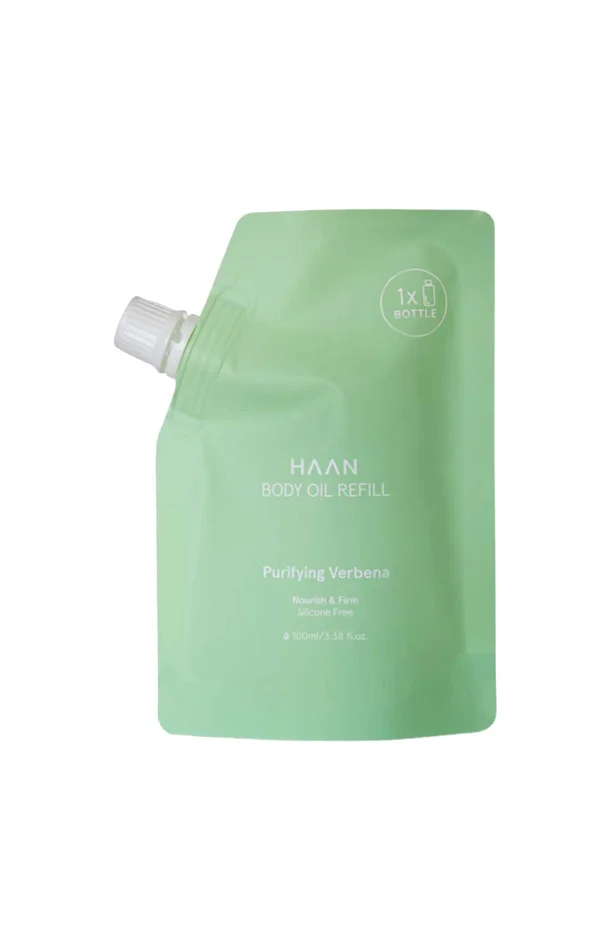 Recharge d’huile corporelle – Huile d’amande douce – Purifying Verbena – 100 ml