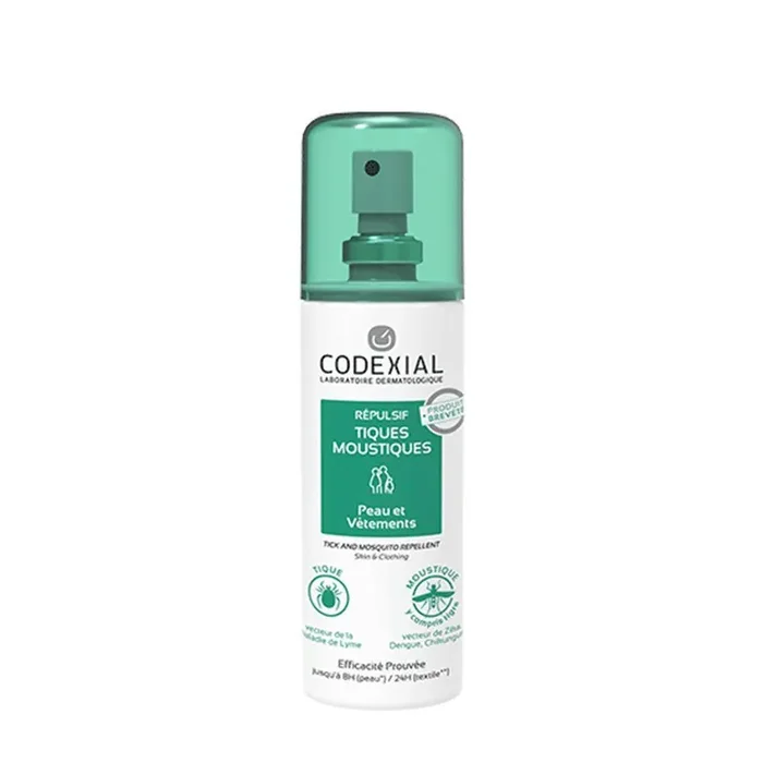 Repulsif Tiques Moustiques 75ml Les Essentiels Codexial