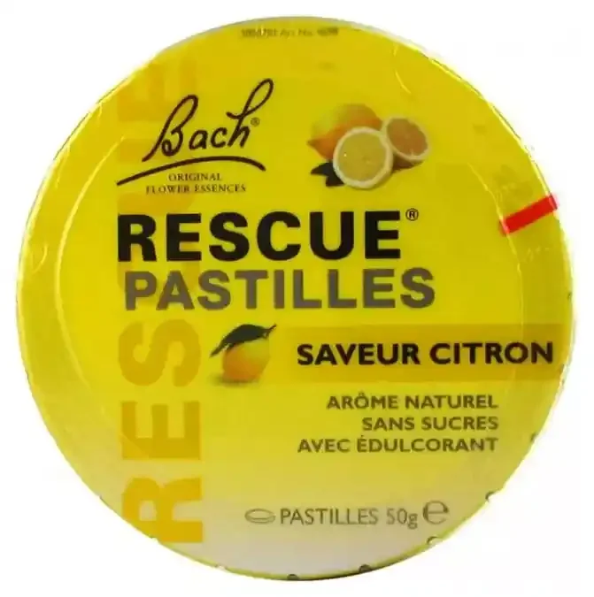 Rescue – Pastilles Citron Bte de 50 g