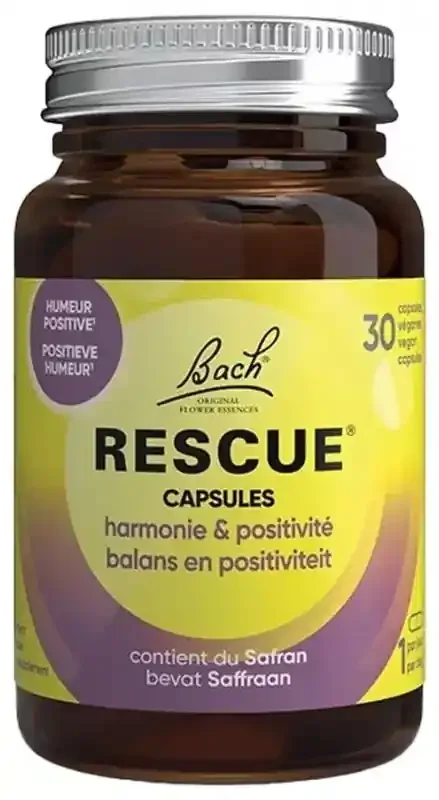 Rescue Harmonie et Positivité – 30 Capsules Véganes