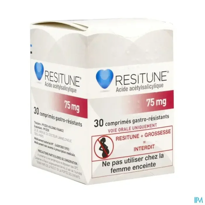 Resitune 75mg comprimé gastroresistant 30