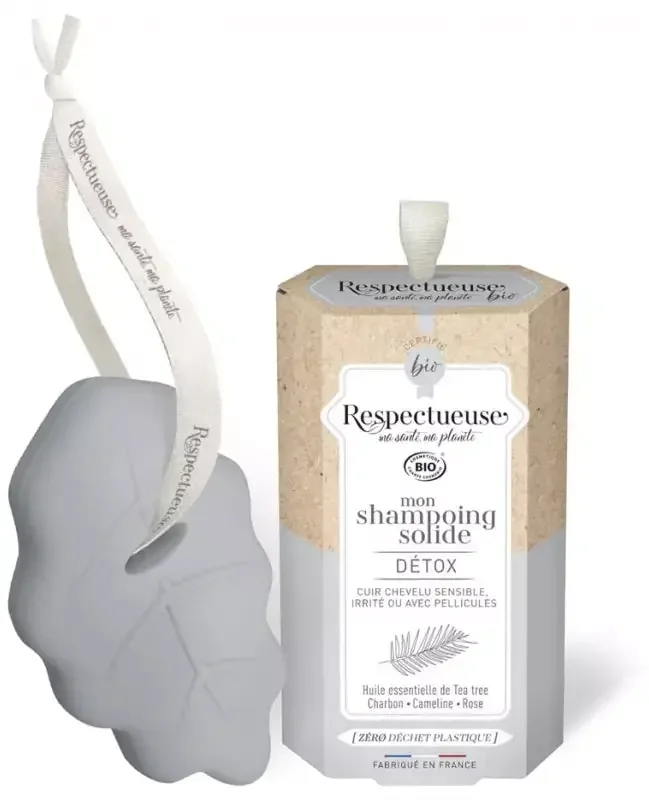 Respectueuse Mon Shampoing Solide Bio Détox 75 g