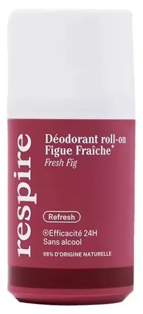 Respire Déodorant Roll-On 50 ml – Senteur Figue Fraîche