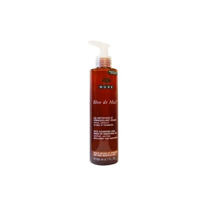 REVE DE MIEL GEL NETTOYANT ET DEMAQUILLANT VISAGE 200ML NUXE