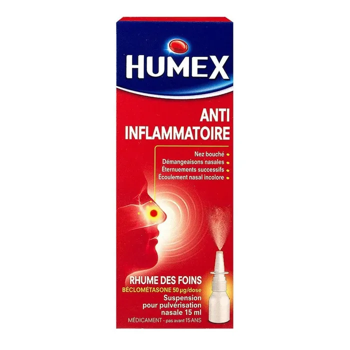 Rhume Anti-inflammatoire – Rhume des foins – Suspension pulvérisation nasale 15ml