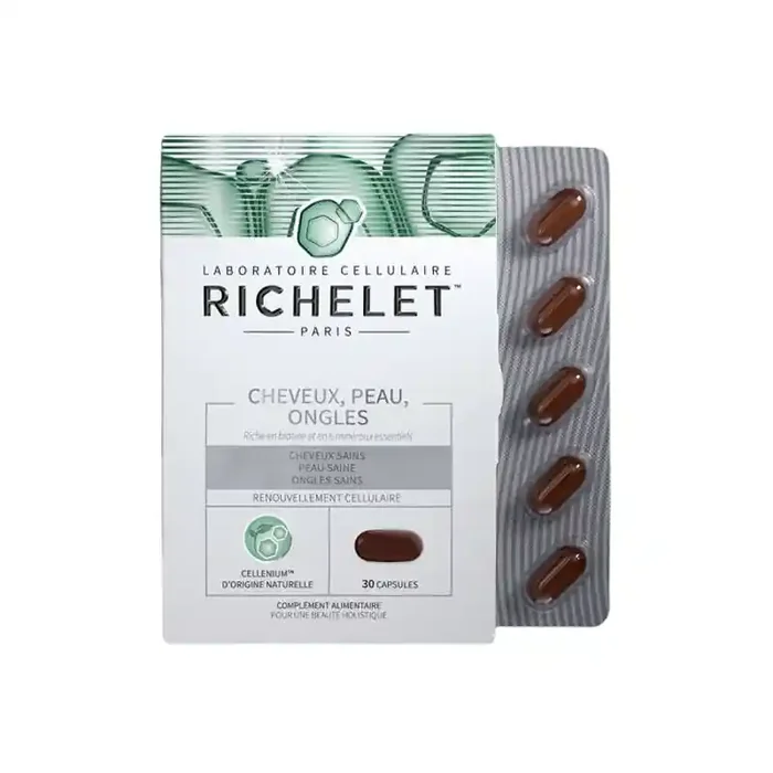 Richelet Cheveux Peau Ongles 30 capsules