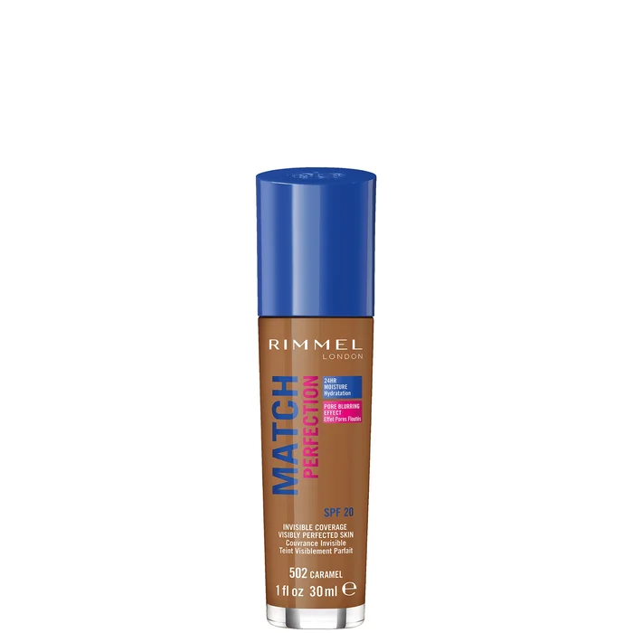 Rimmel London SPF 20 Match Perfection Fond de Teint 30 ml (Différentes teintes)