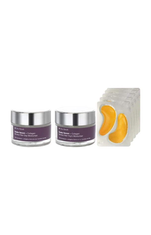 Rituel anti-âge – Crèmes & patchs hydratants contour des yeux – 3 produits