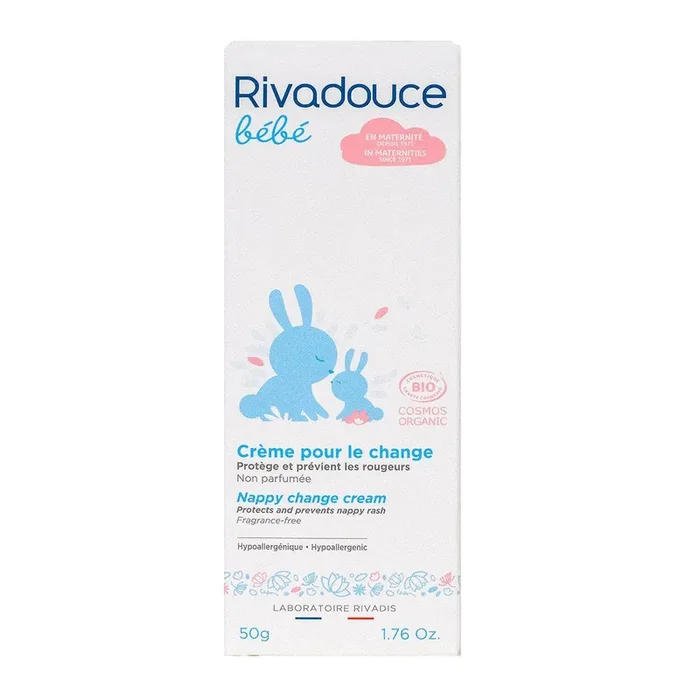 Rivadouce bébé crème pour le change bio 50g