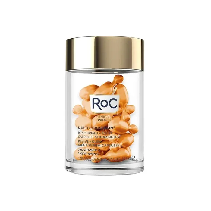 Roc multi correxion renouveau + eclat serum nuit 30 capsules 10.5ml