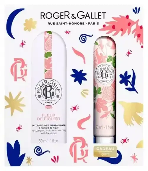 Roger & Gallet Fleur de Figuier Cédrat Coffret Eau Parfumée 30 ml + Crème Mains 30 ml Offert