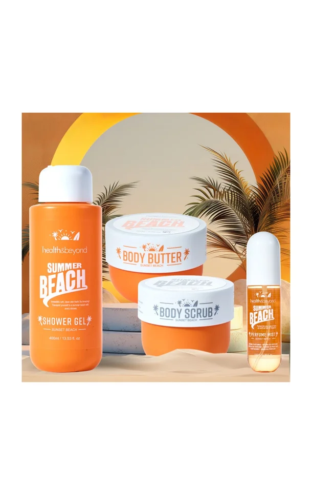 Routine complète – Sunset Beach – Vanille – Corps – 4 produits