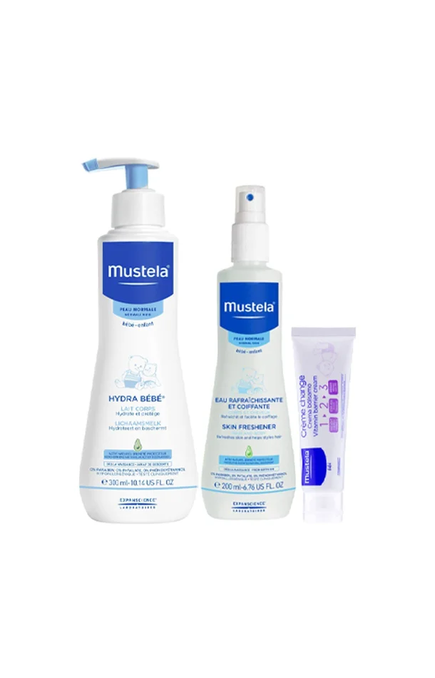 Routine de change hydratante – Bébé – 3 produits