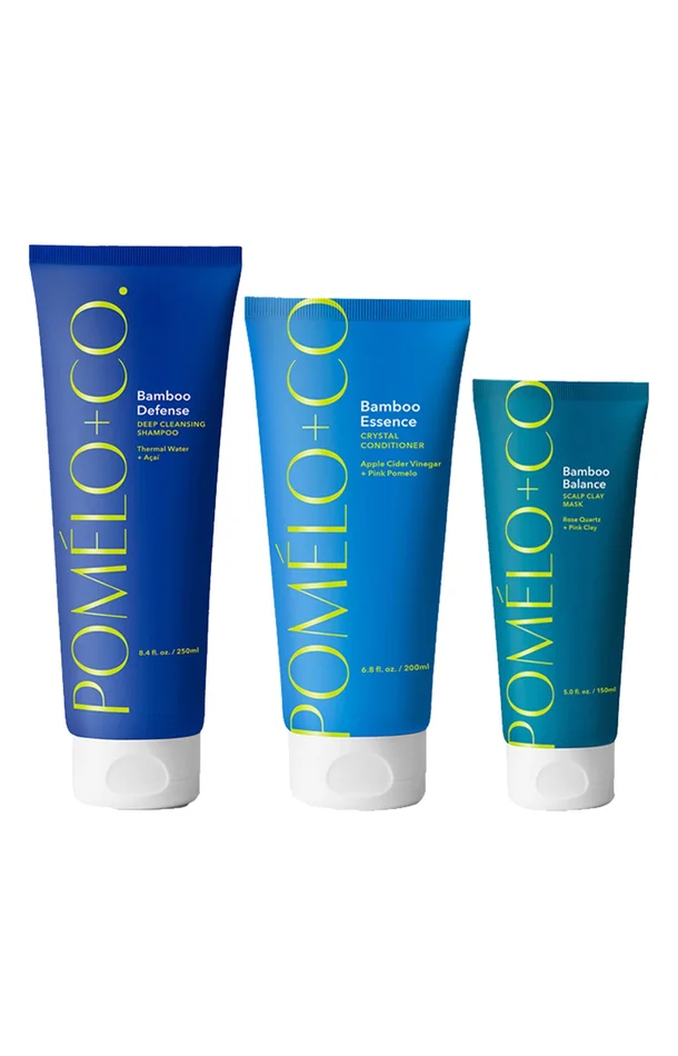 Routine détoxifiante – Bamboo – Cheveux gras – 3 soins