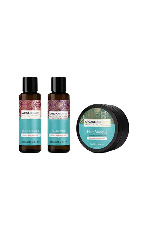 Routine format voyage – Nutrition intense – Argan – Cheveux – 3 produits