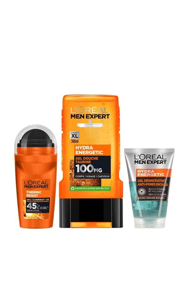 Routine Hydra Men Expert – Homme – 3 produits