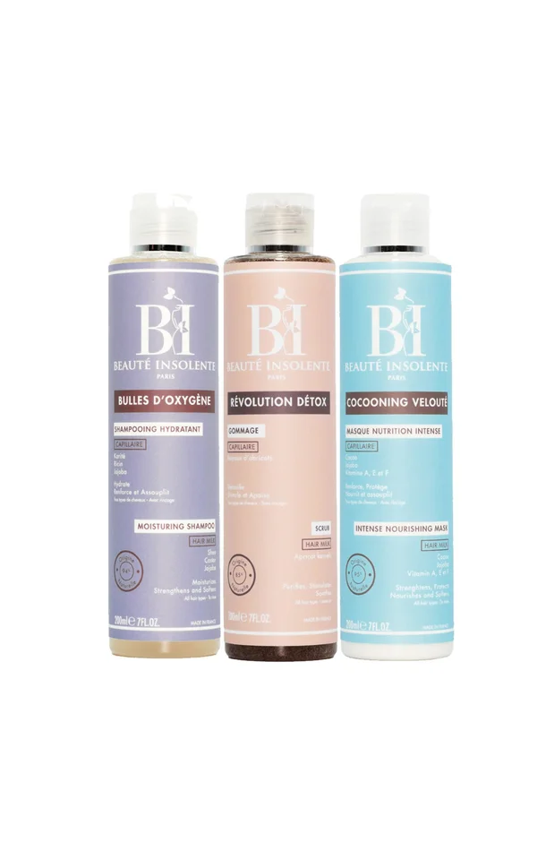 Routine hydratante – Cheveux ondulés à crépus – 3 x 200 ml