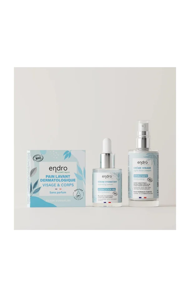 Routine hydratation intense – Acide hyaluronique – Visage – 3 produits