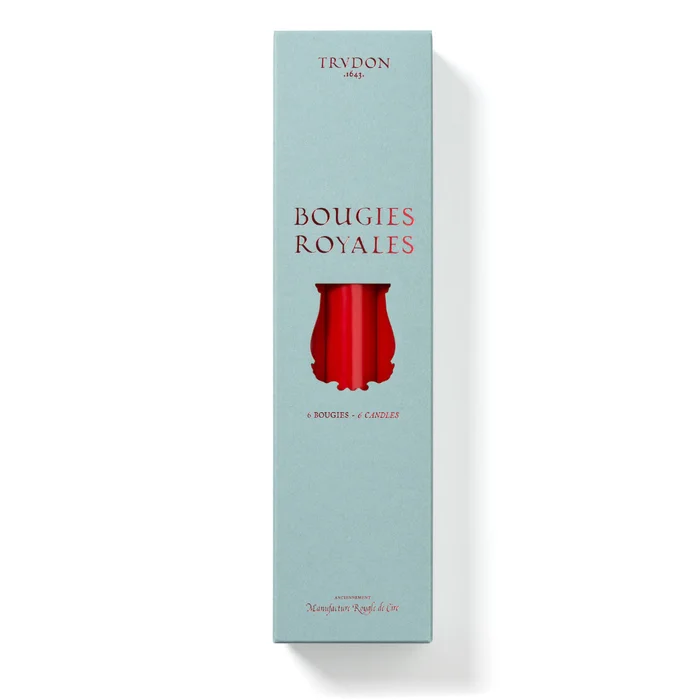 Royale Rouge Vif – 6 Bougies