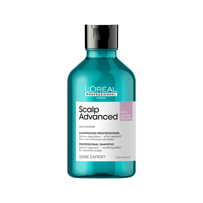 Série Expert Scalp Advanced Anti-Inconfort – Shampooing Dermo-Regulateur Effet Apaisant – Cuirs Chevelus Sensibles 300 ml