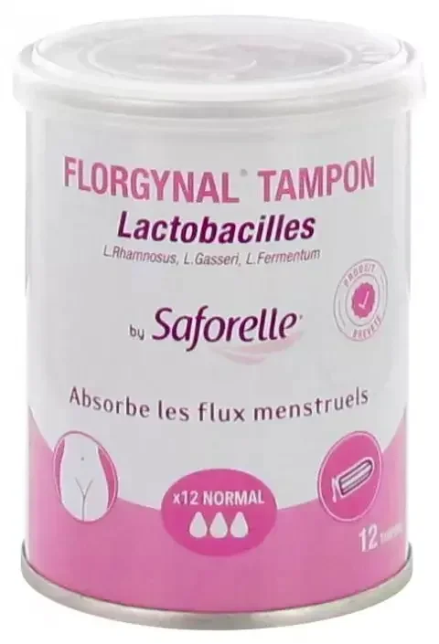 Saforelle Florgynal® Tampon – Boîte de 12 Tampons Normal