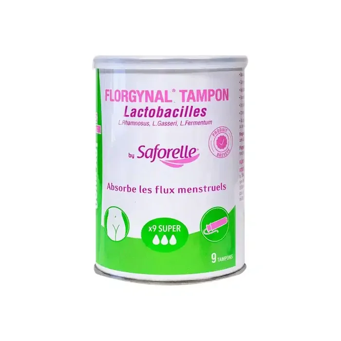 Saforelle Florgynal tampon lactobacilles 9 compact super