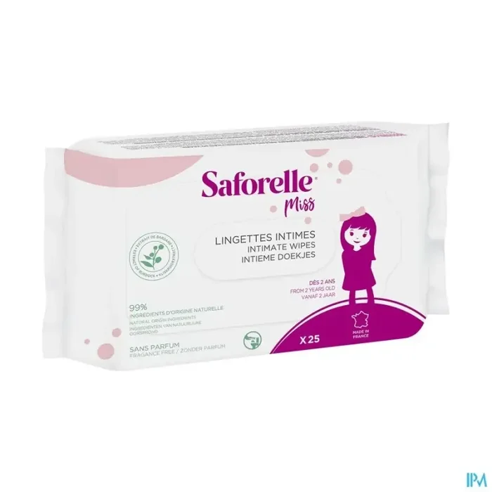 Saforelle miss lingettes intimes paquet de 25