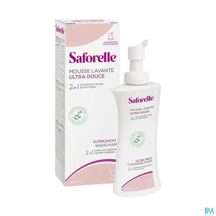 Saforelle mousse lavante ultra douce flacon pompe 250ml