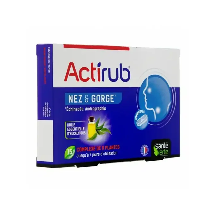 Sante Verte actirub coups de froid 15 comprimes