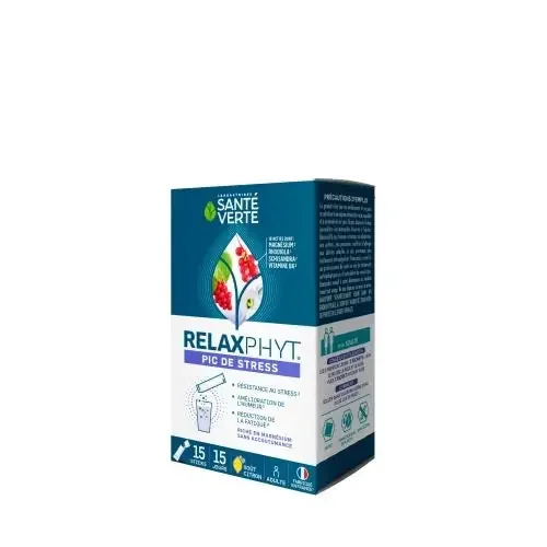 SANTE VERTE RelaxPhyt Pic de Stress, 15 sticks