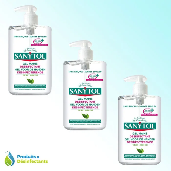 Sanytol Gel Hydroalcoolique Thé Vert