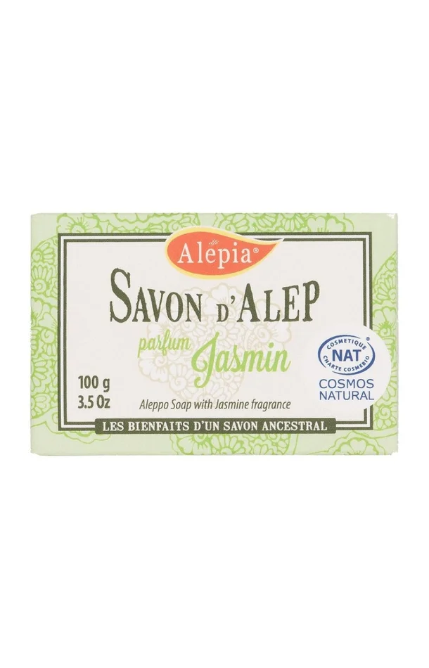 Savon d’Alep naturel – Jasmin – Visage & corps – 100 g