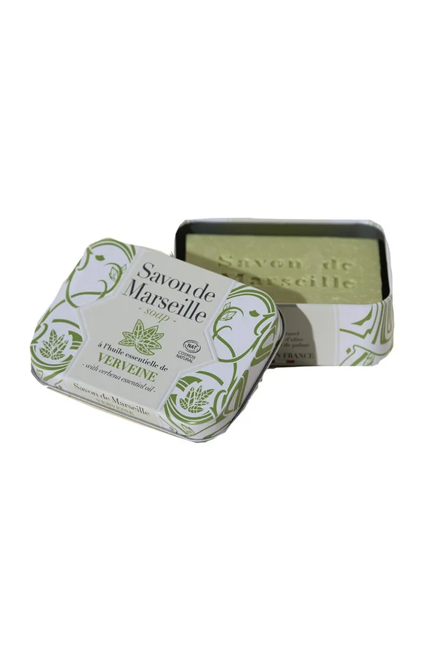 Savon de Marseille – Huile essentielle de verveine – Visage, corps et mains – 100g