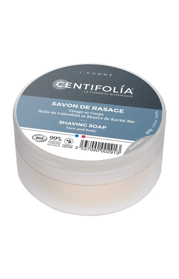 Savon de rasage bio – Visage & corps – 65 g