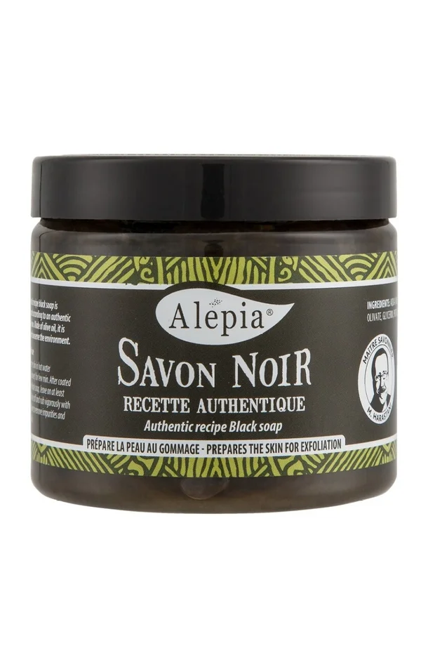 Savon noir hydratant & exfoliant – Recette authentique – Corps – 200 ml