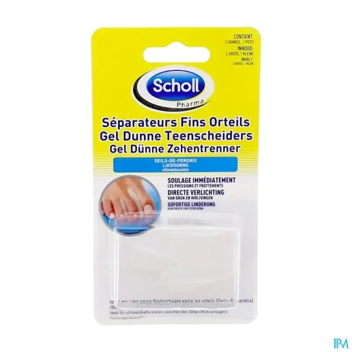 Scholl gelactiv separateur orteil fin x3