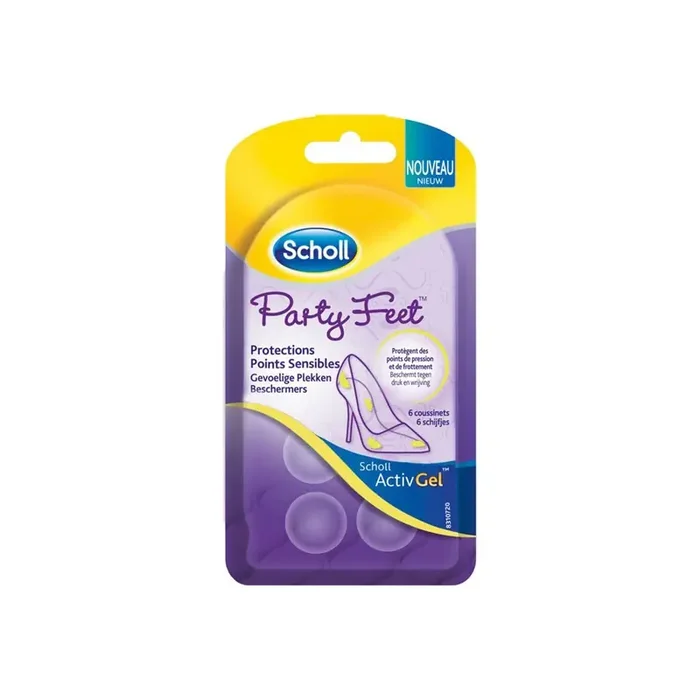 Scholl Party Feet protections points sensibles 6 coussinets