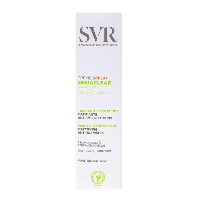 Sebiaclear crème solaire SPF50+ 40ml