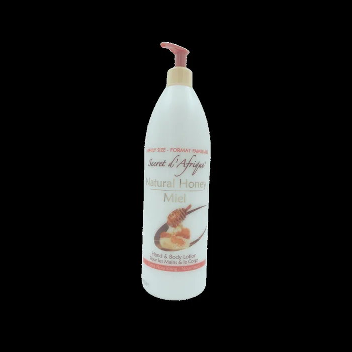 SECRET D’AFRIQUE ≡ Crème Mains Et Corps Au Miel Naturel 1000 ml