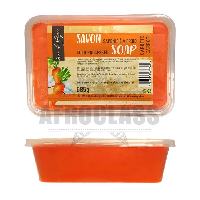 Secret d’Afrique Savon pressé à froid Carotte