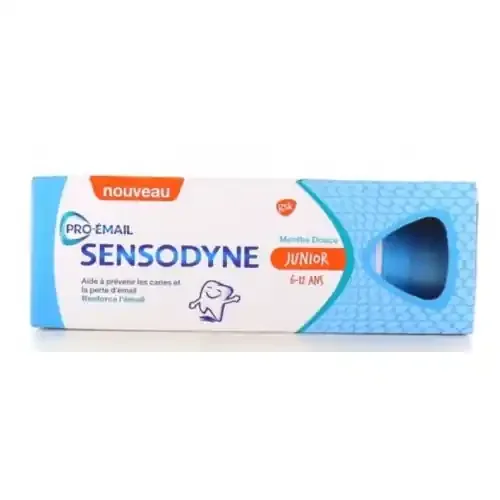 SENSODYNE PRO-ÉMAIL Junior 6-12 ans Menthe Douce – 50ml