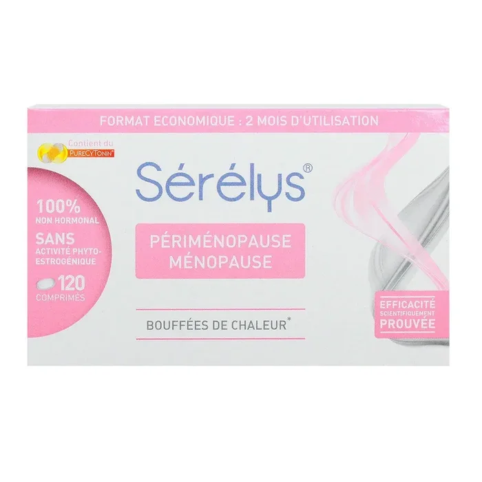 Sérélys périménopause / ménopause 120 comprimés