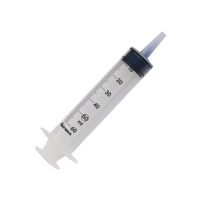 Seringue graduée 3 pièces catheter – 50/60 ml – Sans Aiguille – Cladimed – à l‘Unité