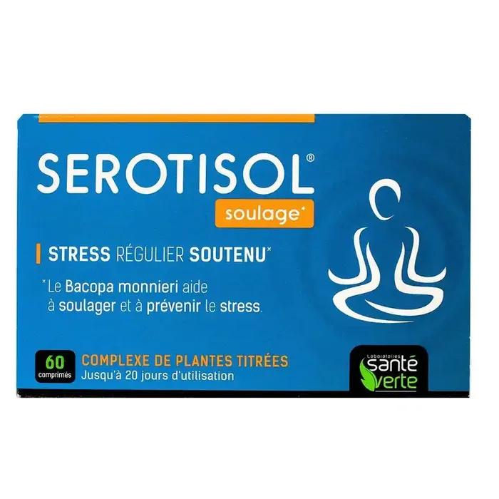Sérotisol Soulage – Stress régulier soutenu – 60 Comprimés