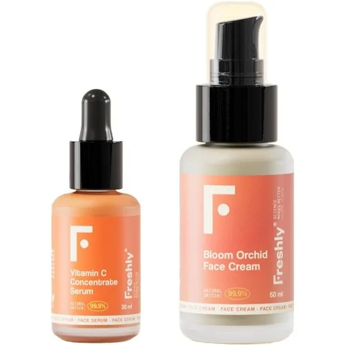Sérum & crème hydratante – Vitamine C & orchidée – Visage