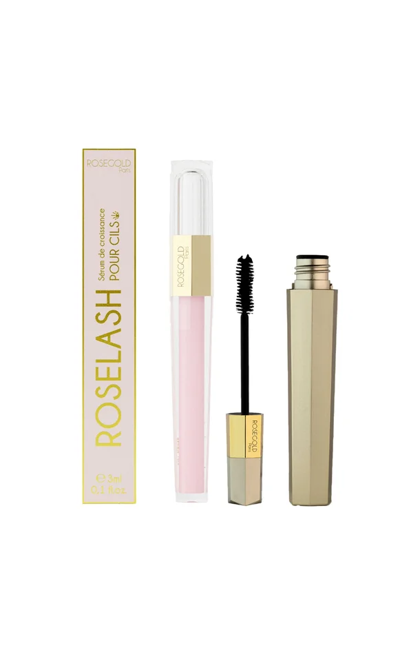 Sérum & mascara de croissance – Cils – Roselash & Goldlash
