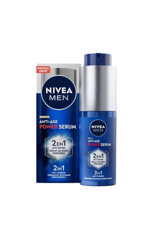 Sérum anti-âge & anti-tâches – Anti Age Power – Acide hyaluronique – Visage – Homme – 30 ml
