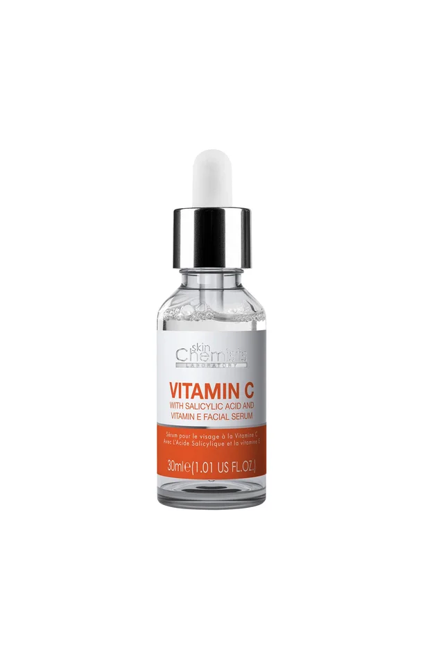 Sérum anti-âge & éclat – Vitamine C & acide salicylique – Visage – 30 ml